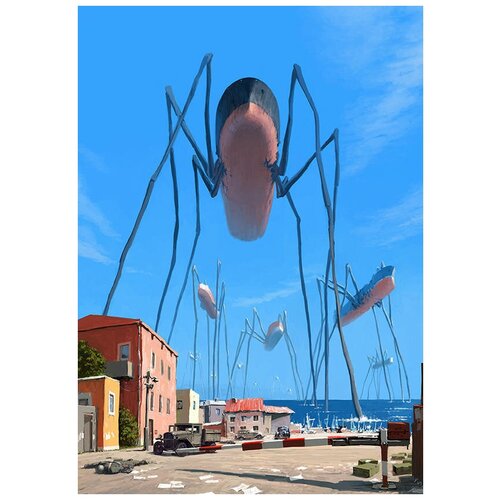 Интерьерный постер на стену картина для интерьера в подарок плакат 