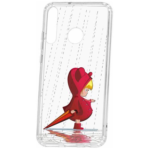 фото Чехол на huawei p40 lite e / honor 9c kruche print девочка с зонтом / чехол для huawei / чехол с рисунком / чехол с принтом / чехол для хонор / чехол для хуавей / бампер на хуавей / чехол накладка для хонор / противоударная накладка для honor huawei / защита для honor / защита на huawei / cиликоновый чехол для huawei honor / пластиковый чехол на huawei / защитный чехол для honor / чехольчик / защита телефона / ударопрочный чехол кruче
