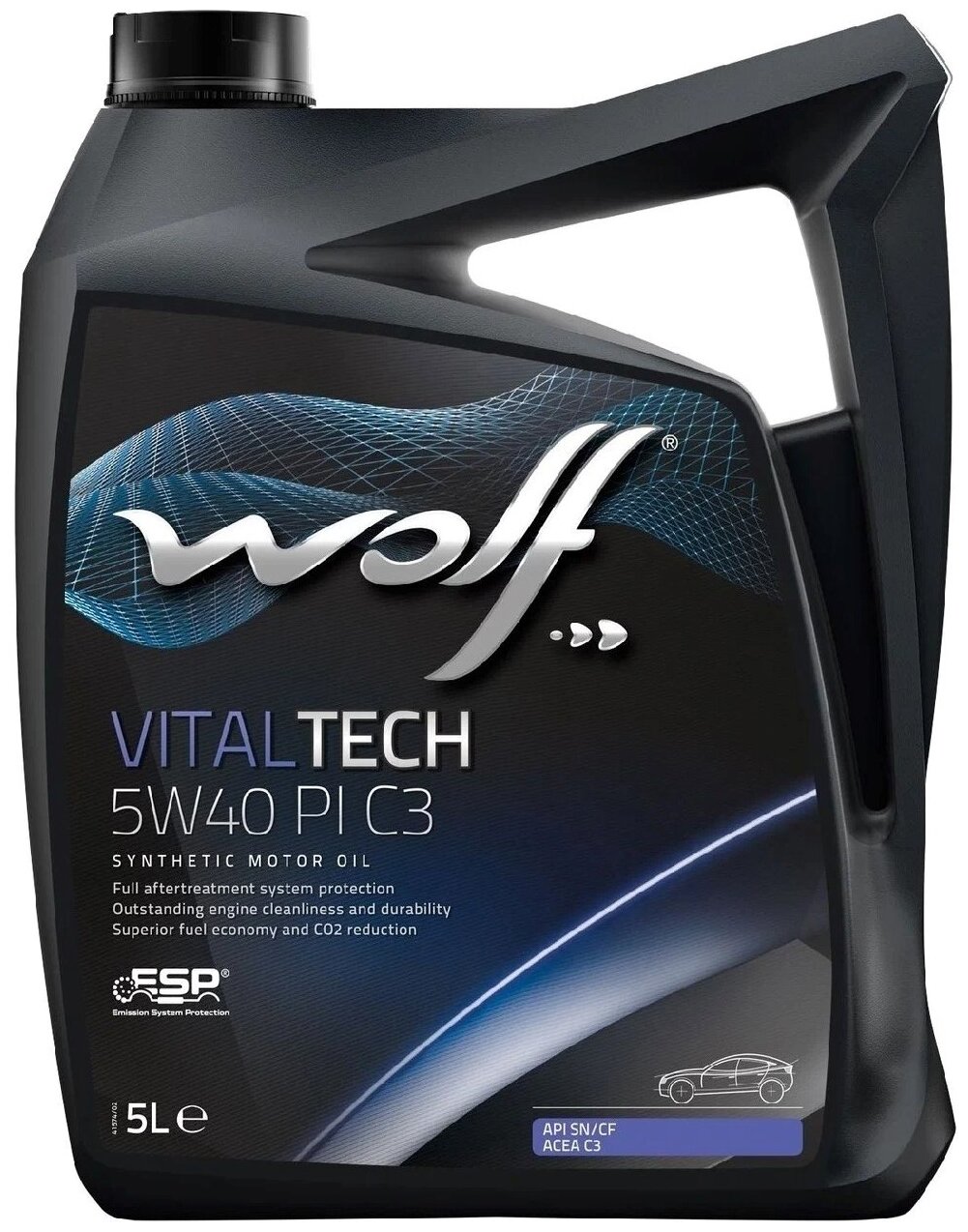 Синтетическое моторное масло Wolf Vitaltech 5W40 PI C3