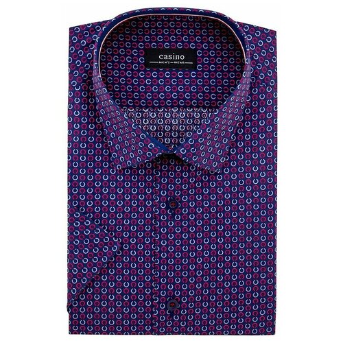 фото Рубашка casino, размер 174-184/40, синий