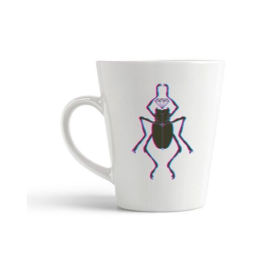 фото Кружка-латте coolpodarok насекомые. жук 3d