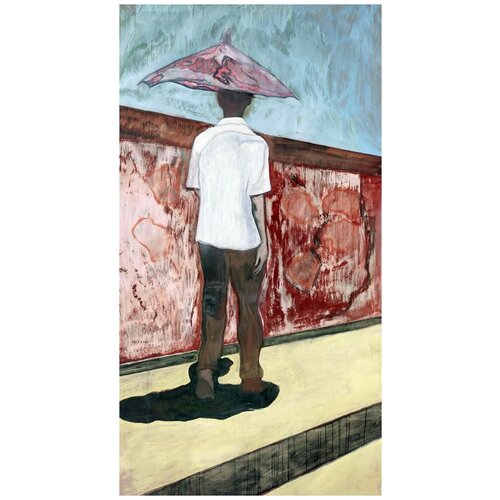 Репродукция на холсте У стены (Lapeyrouse Wall) Дойг Питер 30см. x 56см.