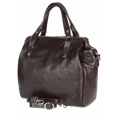 фото Сумка/сумка женская/натуральная кожа/mayger/а-дс-330/темно-коричневый/модель шоппер/с плечевым ремешком