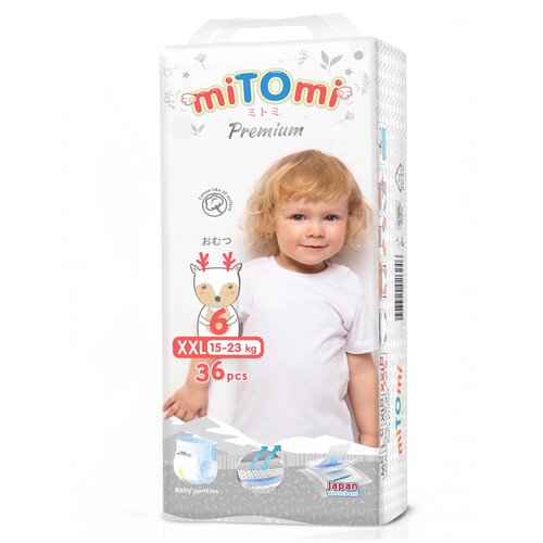 MiTOmi трусики Premium 6/XXL (15-23 кг) 36 шт.