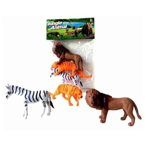Набор диких животых Jungle animal, 8см, 3шт. Shantou Gepay, арт.2A003-1