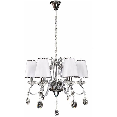 Подвесная люстра LUMINA DECO LDP 9267-6 CHR FINEZZIA