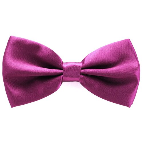 Галстук-бабочка однотонная атласная