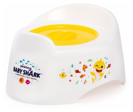 Горшок туалетный детский "Baby Shark" с крышкой 7625506