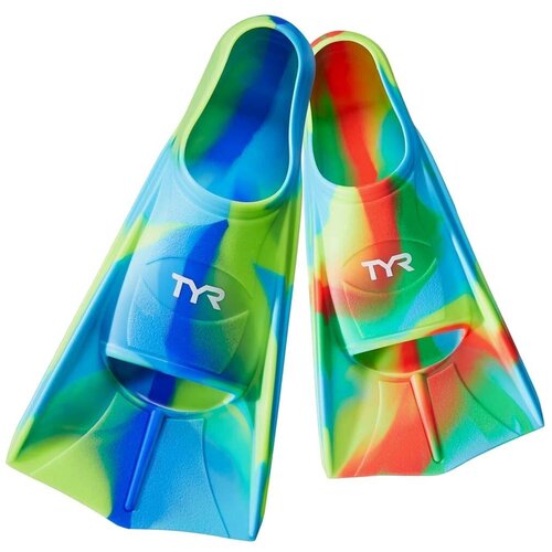 фото Ласты tyr stryker kids’ silicone fin, цвет - мульти;размер - xxs;материал - силикон 100%