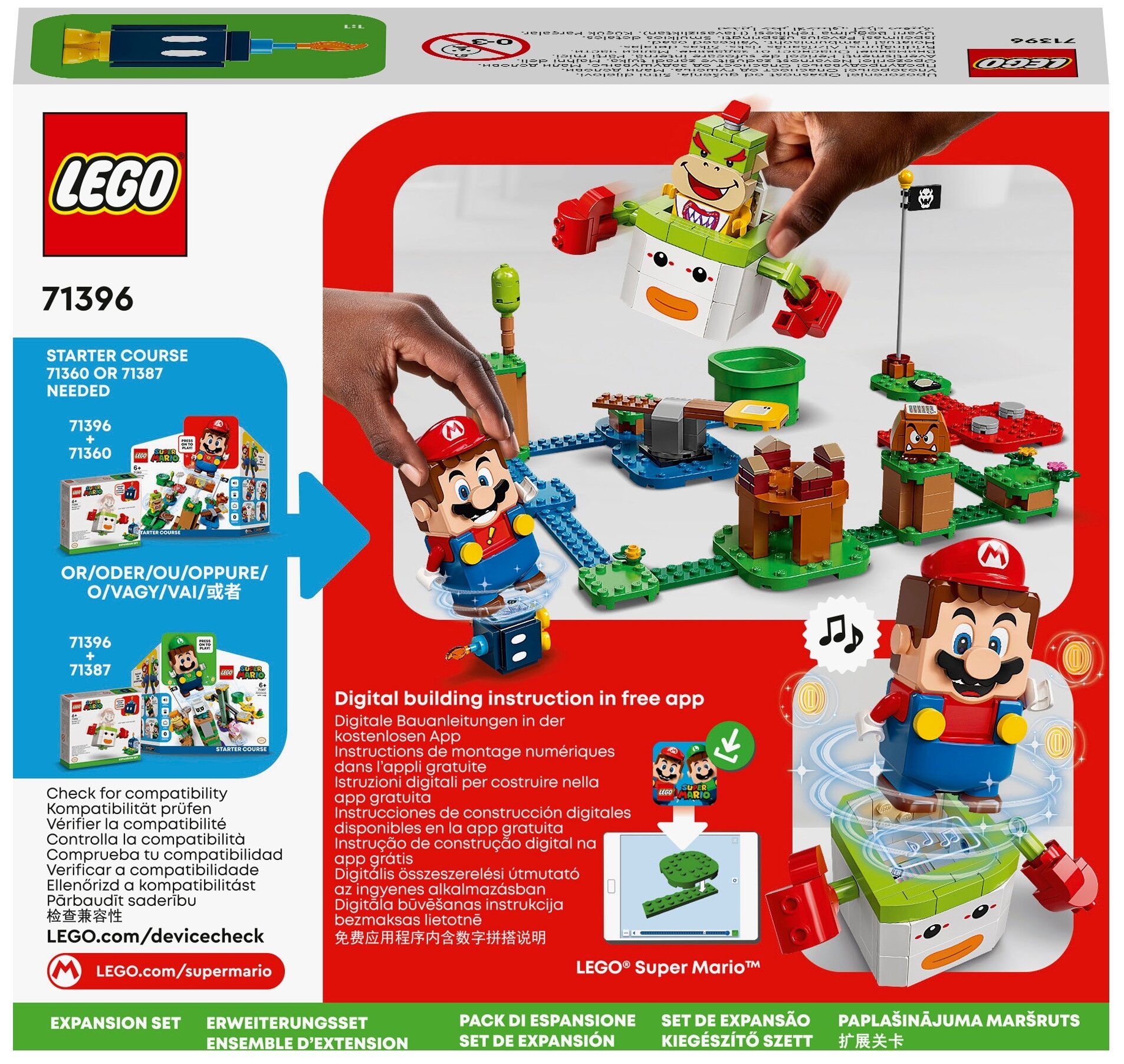 Конструктор LEGO Super Mario 71396 Дополнительный набор Клоуномобиль Боузера-младшего - фото №2