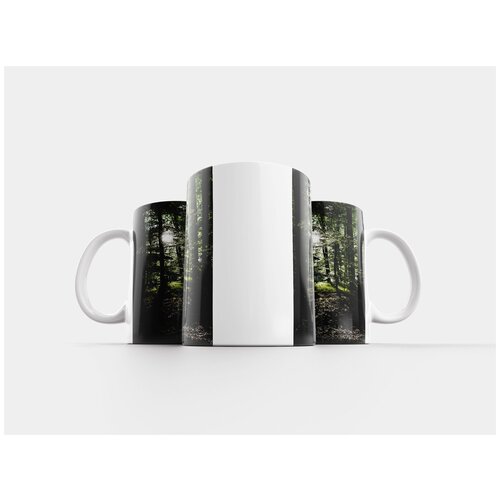 фото Кружка "лес, деревья, природа" 320 мл lotsprints