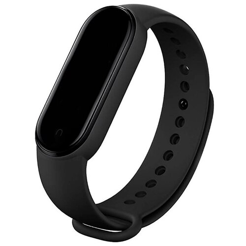 Ремешок для фитнес браслета Xiaomi Mi Band 5 и Mi Band 6 / Сменный браслет для умных смарт часов Сяоми Ми Бэнд 5 и Ми Бэнд 6 / Силиконовый ремешок на часы премиум качества (Голубой)