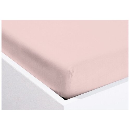 фото Простыня на резинке siesta home розовый жемчуг 160х200х25