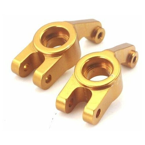 алюминиевые золотые задние амортизаторы для himoto e10 тюнинг Алюминиевый золотой задний хаб (2шт.) для автомоделей Himoto E10, тюнинг - Hi33002G