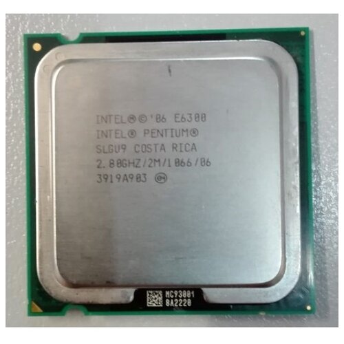 Процессор Intel Pentium E6300 Wolfdale LGA775, 2 x 2800 МГц, OEM процессор intel pentium e2160 lga775 2 x 1800 мгц oem