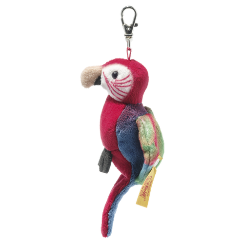 фото Брелок для сумки с мягкой игрушкой steiff national geographic pendant macaw parrot (штайф брелок для сумки попугай ара 9 см) steiff / штайф