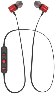 Наушники Bluetooth вакуумные с шейным шнурком More choice BG20 (Red)