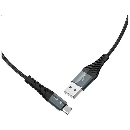 Кабель Hoco X38 USB - Type-C, 1м (Черный) кабель hoco usb x38 cool type c 2 4a 1м нейлон черный