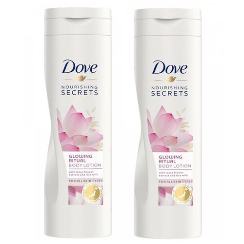 Dove Лосьон для тела Nourishing Secret с экстрактом лотоса и рисовым молочком, 250 мл, 2 шт.