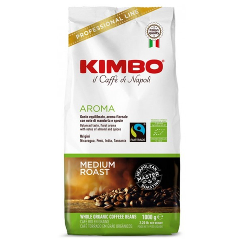 Кофе в зернах Kimbo Aroma Organic 1кг