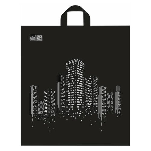 Пакет полиэтиленовый тико ПНД, 44х40 см, 50 шт., с петлевой ручкой, 50 шт., 