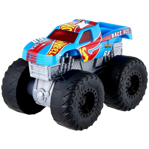 Монстр-трак Hot Wheels Roarin' Wreckers HDX60 1:43, 9.5 см, Race Ace монстр трак hot wheels большой fyj83 1 24 19 см v8 подрывник хаки