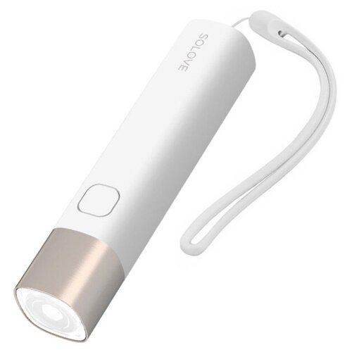 Внешний аккумулятор Xiaomi Solove X3 Portable Flashlight Power белый 3251₽