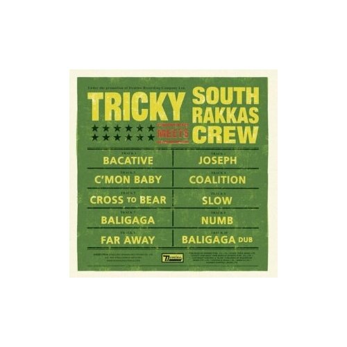 Компакт-Диски, DOMINO, TRICKY MEETS SOUTH RAKKAS CREW - Tricky Meets South Rakkas Crew (CD)
