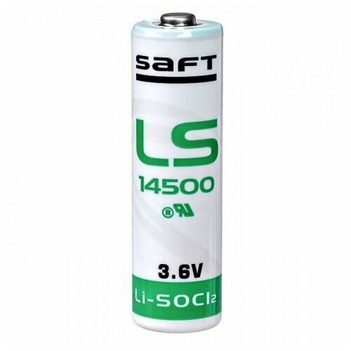 Батарейка SAFT LS 14500 AA 2.25Ah 3.6-Вольт без усов батарейка saft ls 17330 cna 2 3a с аксиальными выводами