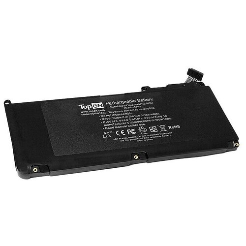 фото Аккумуляторная батарея topon для ноутбука apple macbook pro 15.4" mc373ll/a 10.8v (5350mah)