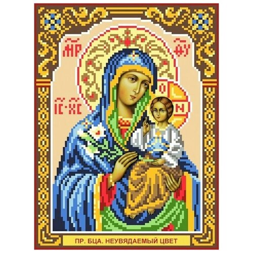 рисунок на шелке матренин посад богородица неувядаемый цвет 28x34 см Рисунок на шелке Матренин Посад Богородица Неувядаемый цвет, 28x34 см