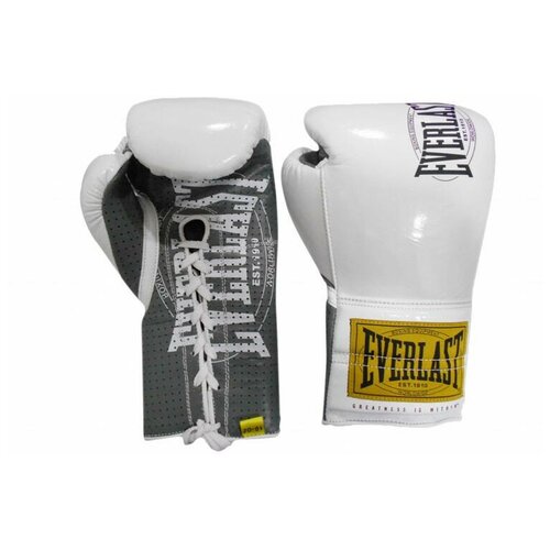 Перчатки боевые Everlast 1910 Classic 8oz белые перчатки боксерские everlast 1910 classic черный