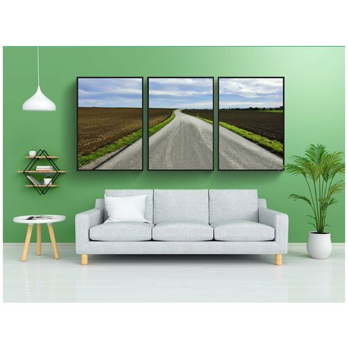 фото Набор модулных постеров для интерьера "дорога, дорожка, уровень" 60x90 см. в тубусе, без рамки lotsprints