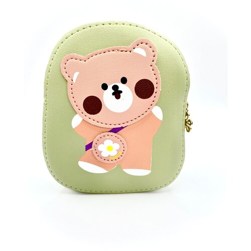 фото Сумка кросс-боди для девочек / детская сумка через плечо мишка / детский клач/ сумка на плечо магазин 1