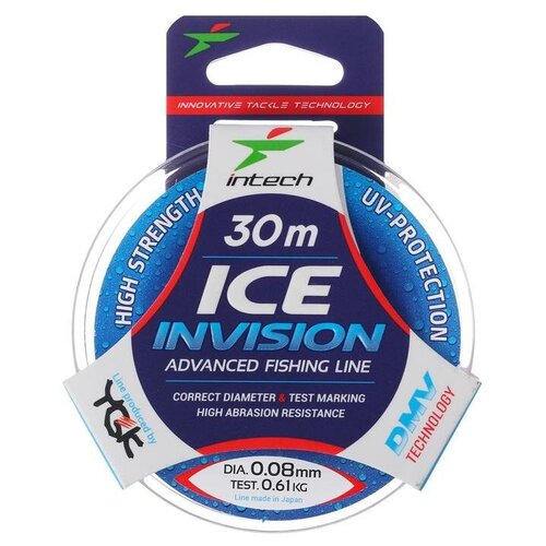 фото Леска intech invision ice line 0,08, 30 м qwen