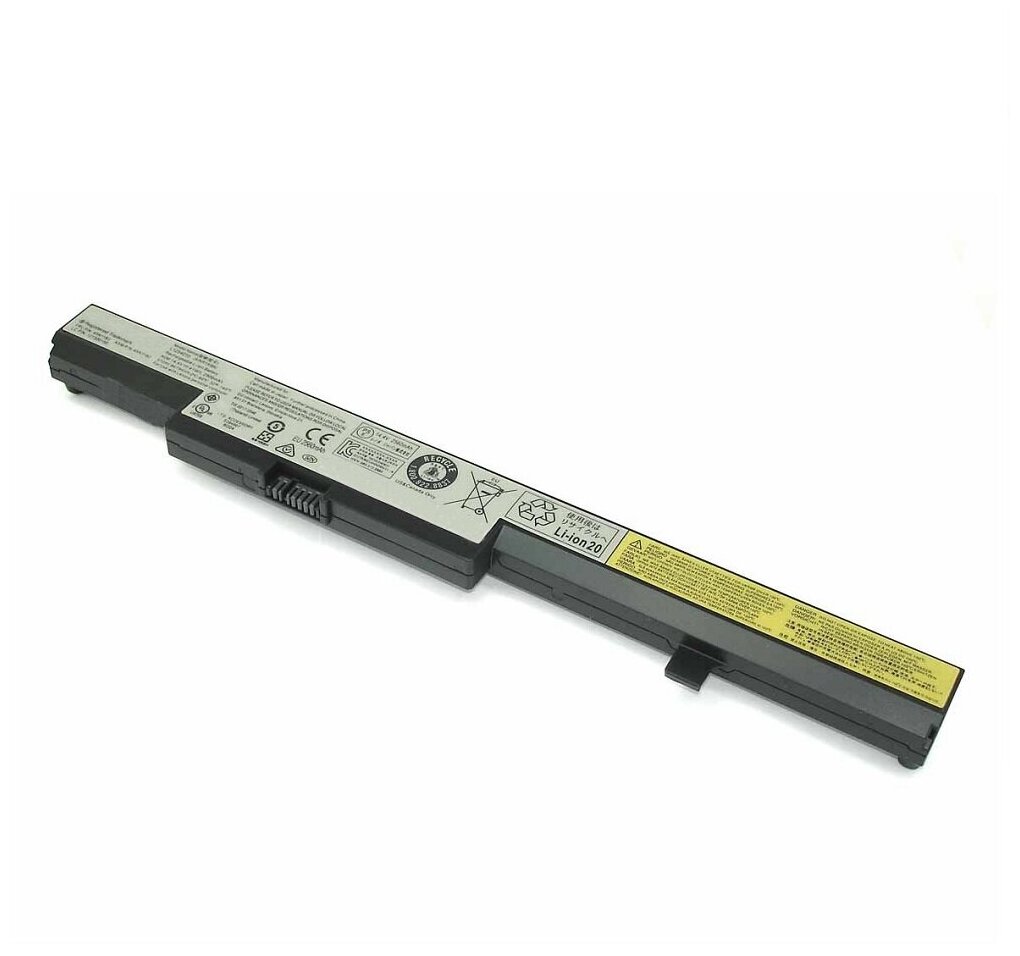 Аккумуляторная батарея для ноутбука Lenovo IdeaPad B40-45 (L13M4A01) 14.4V 41Wh черная