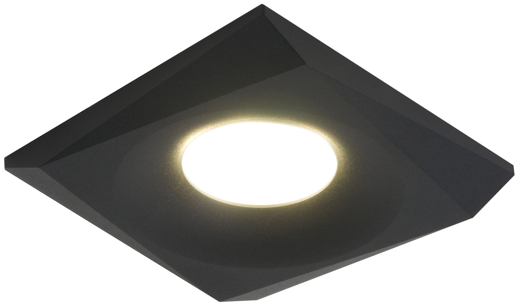 Встраиваемый точечный светильник с LED подсветкой Elektrostandard 119 MR16 черный
