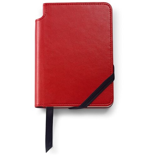 Записная книжка Cross Journal Crimson, A6, красного цвета, с местом для хранения ручки, 160 страниц в линейку, плотность бумаги 100г/м2