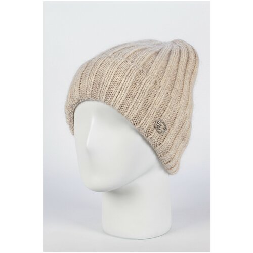 фото Шапка бини ferz, размер uni, бежевый