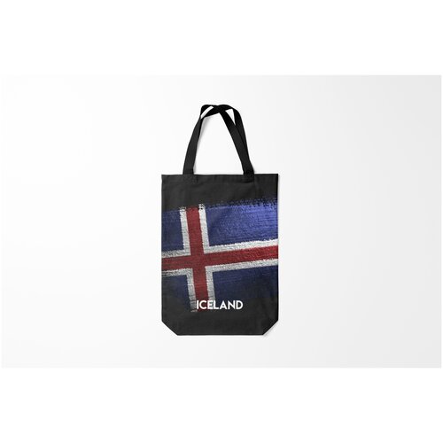 фото Сумка-шоппер / 31х42 см / туристические / страны мира icelandисландия burnettie