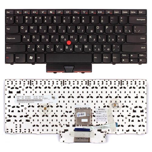 Клавиатура для ноутбука Lenovo 60Y9531 русская черная с рамкой и стиком 367000₽