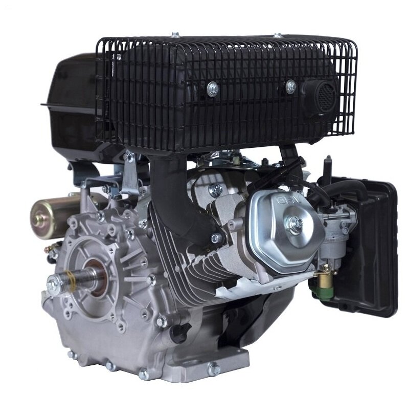 Двигатель бензиновый Lifan 192FD D25 18А (17л.с., 445куб. см, вал 25мм, ручной и электрический старт, катушка 18А) - фотография № 5