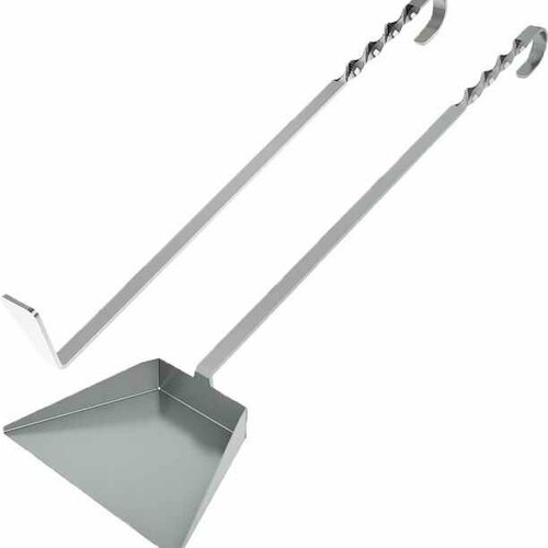 Набор Grillux кочерга и совок сталь 3 мм