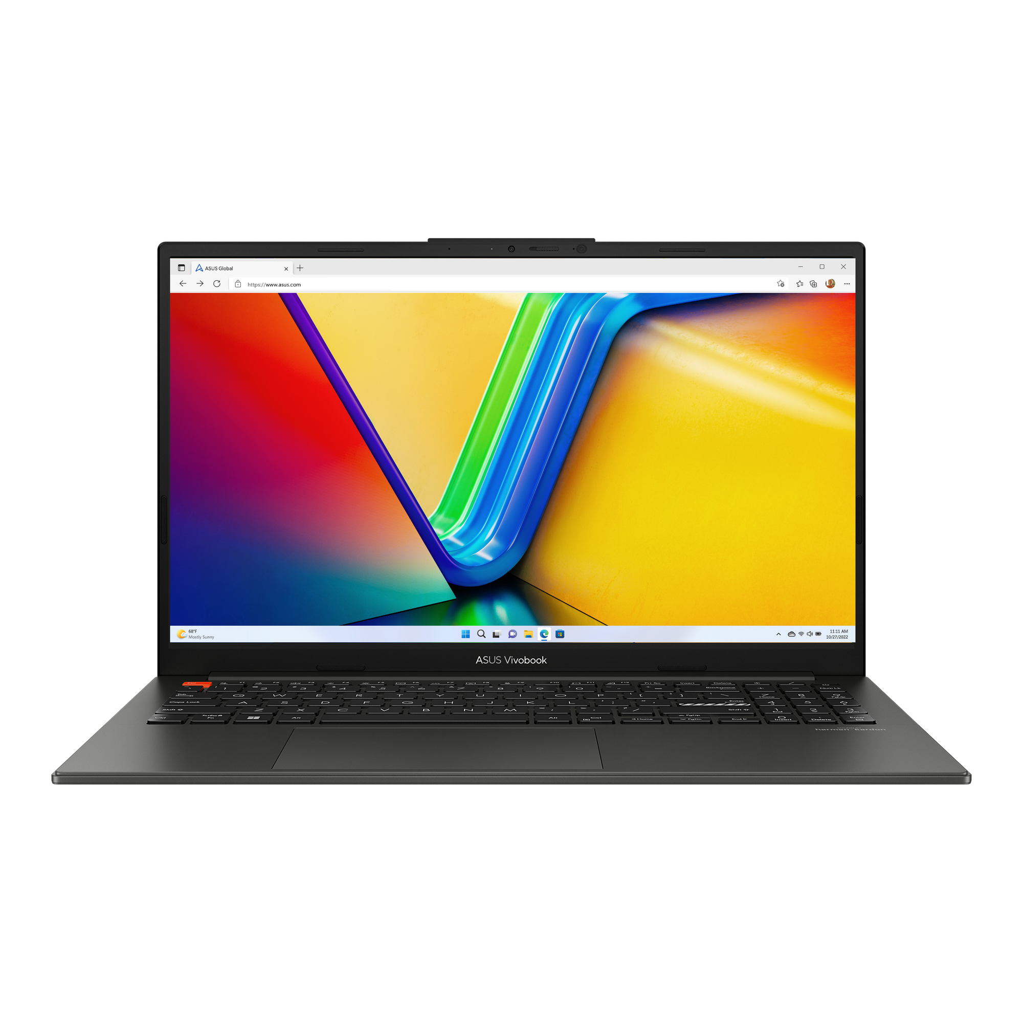 Ноутбук ASUS Vivobook S 15 OLED K5504VA-MA091W 15.6 (2880x1620) OLED 120Гц/Intel Core i7-13700H/16ГБ LPDDR5/1ТБ SSD/Iris Xe Graphics/Windows 11 Home черный (90NB0ZK2-M003X0)