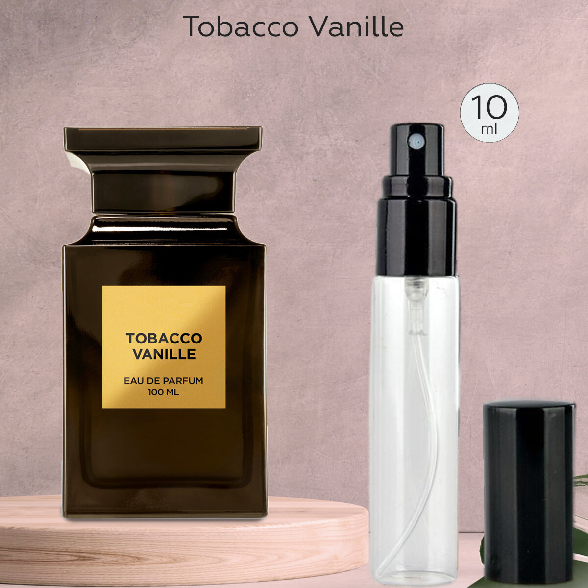 Gratus Parfum Tobacco Vanille духи унисекс масляные 10 мл (спрей) + подарок