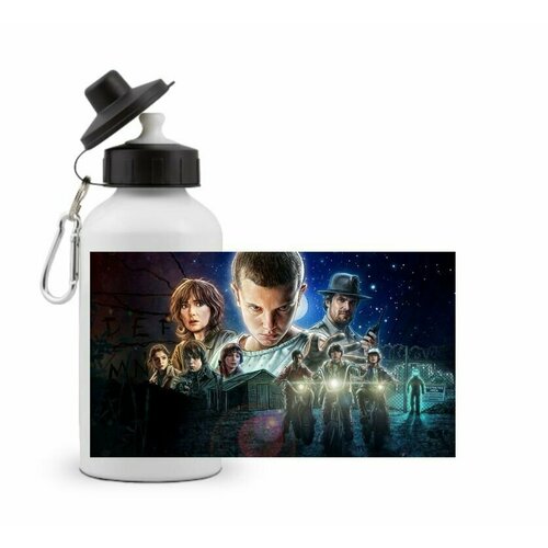 фото Спортивная бутылка очень странные дела, stranger things №13 goodbrelok