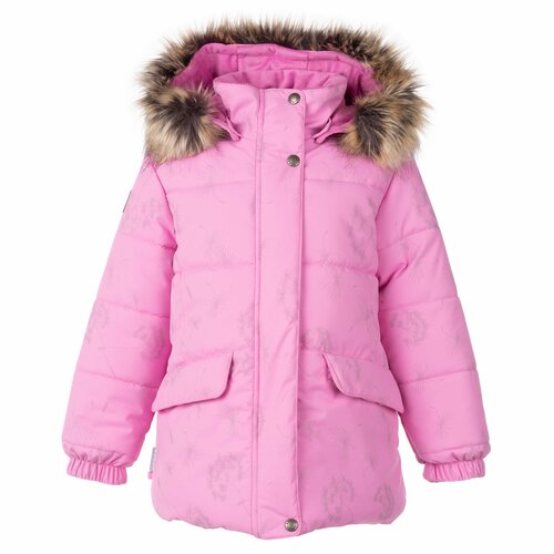 Куртка KERRY, размер 116, серый, розовый