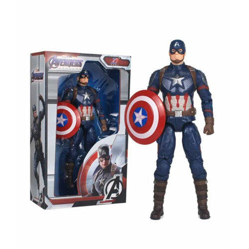 Фигурка- игрушка Капитан Америка Marvel ,25 см игрушка фигурка hasbro велью marvel 25см капитан америка 33499