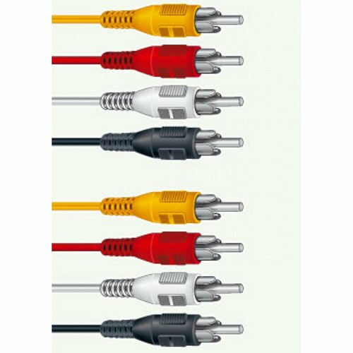 Шнур 4RCA - 4RCA 1,5м