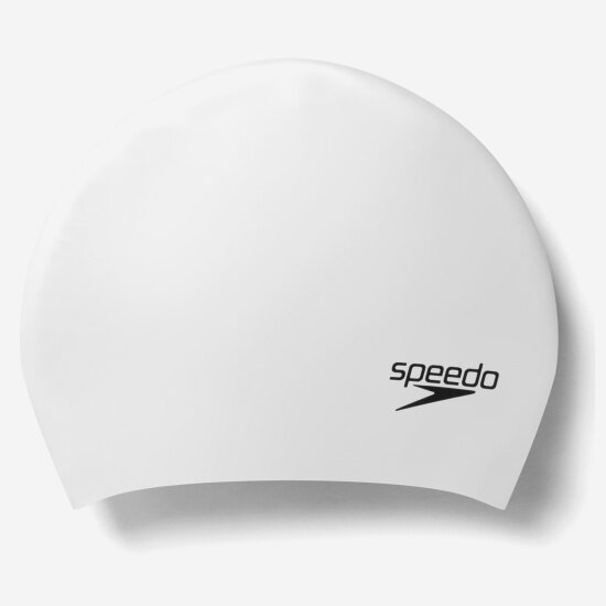 Шапочка для плавания Speedo Long Hair Cap, silver, 8-0616814561-4561